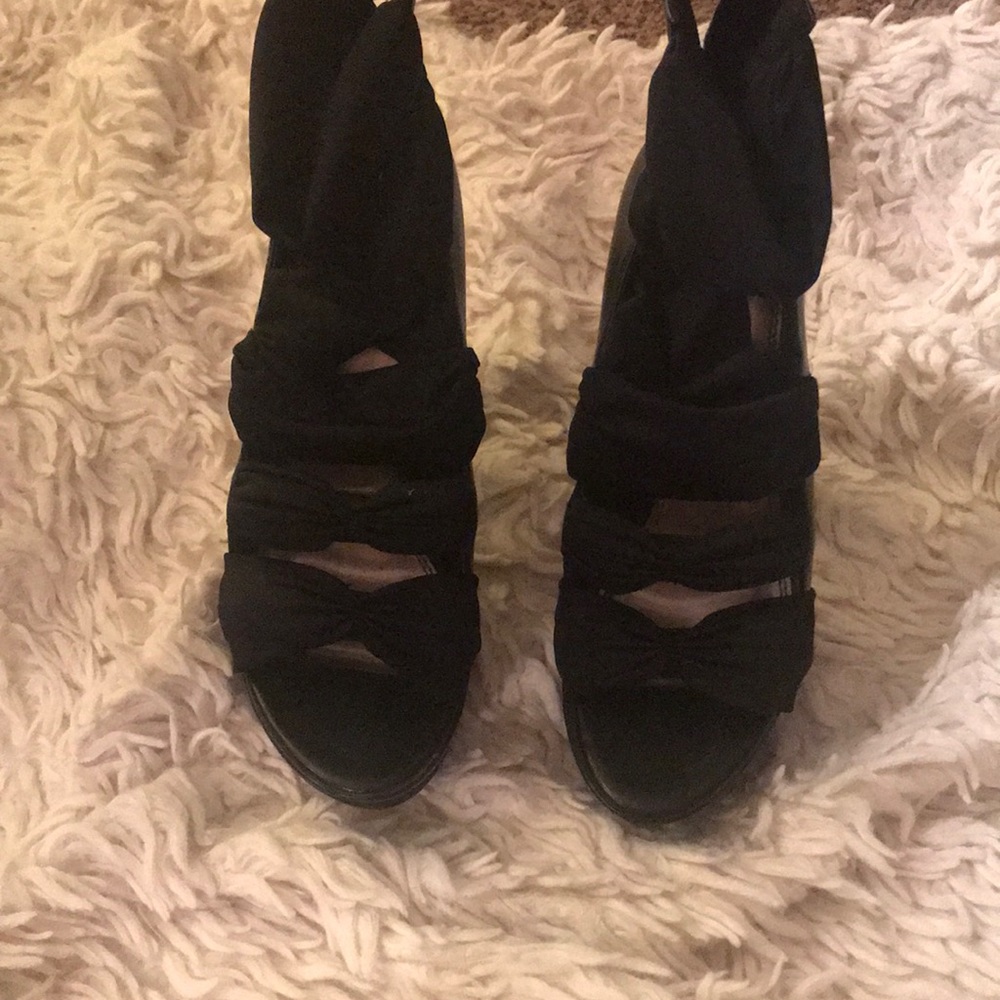 Platform heels.